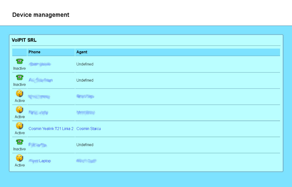 Device management interface