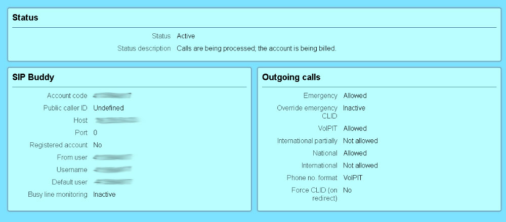 Telephony interface