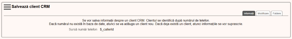 Salvează CRM